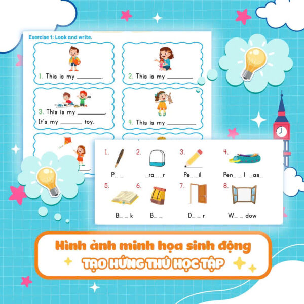 Vở luyện từ vựng Family and friends 3 - Hình ảnh 6