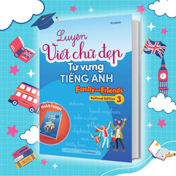 Vở luyện từ vựng Family and friends 3